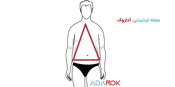 شکل بدن مثلثی