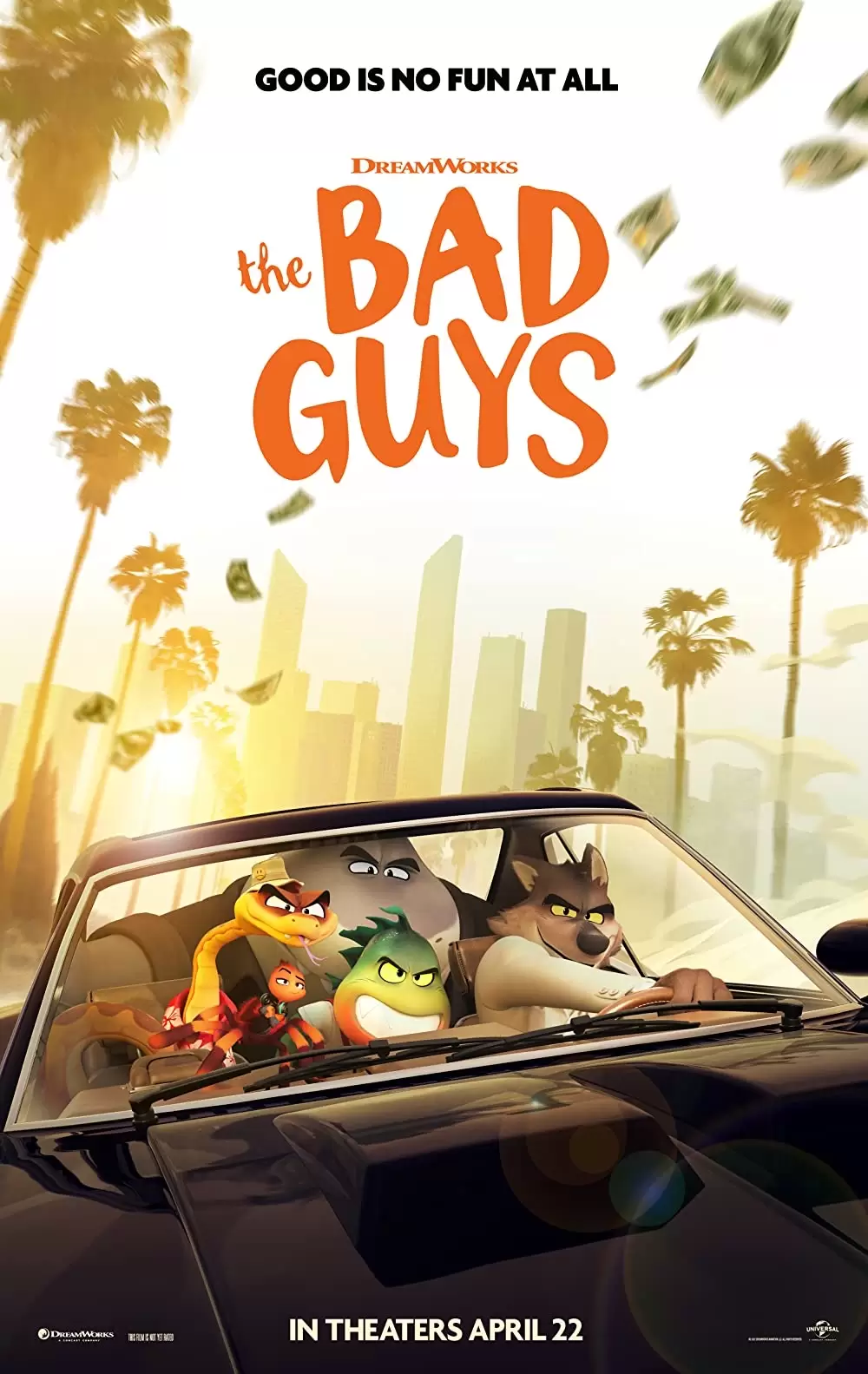 پوستر انیمیشن The Bad Guys - بهترین انیمیشن های سال ۲۰۲۲